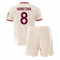 Bayern Munich Leon Goretzka #8 Tredjedraktsett Barn 2024-25 Kortermet (+ Korte bukser)